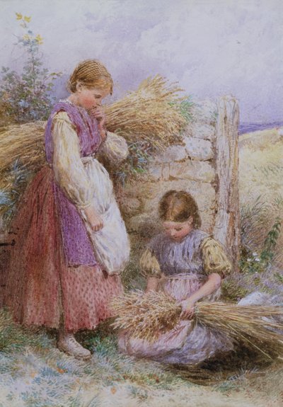 The Young Gleaners by Myles Birket Foster